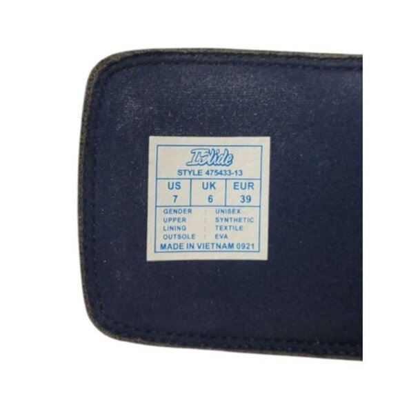 ISLIDE Unisex NAVY BLUE Beach Shower Slipper SOFT Slide Mule Slip On Shoe size 7 - Picture 9 of 9